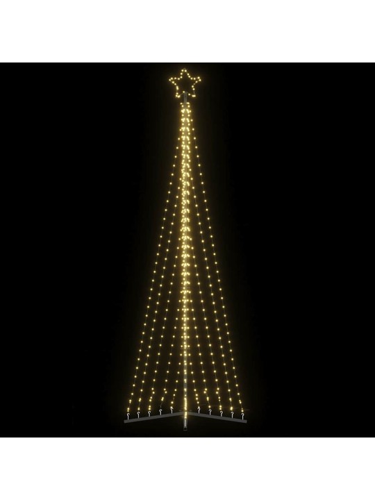 Led joulukuusi 495 lämpimän valkoista led-valoa 300,5 cm