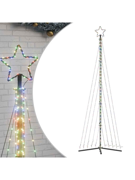 Led joulukuusi 495 värikästä led-valoa 300,5 cm