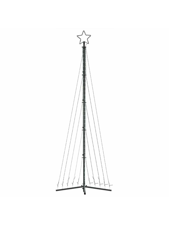 Led joulukuusi 495 värikästä led-valoa 300,5 cm
