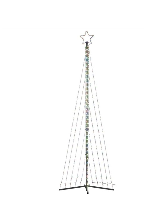 Led joulukuusi 495 värikästä led-valoa 300,5 cm