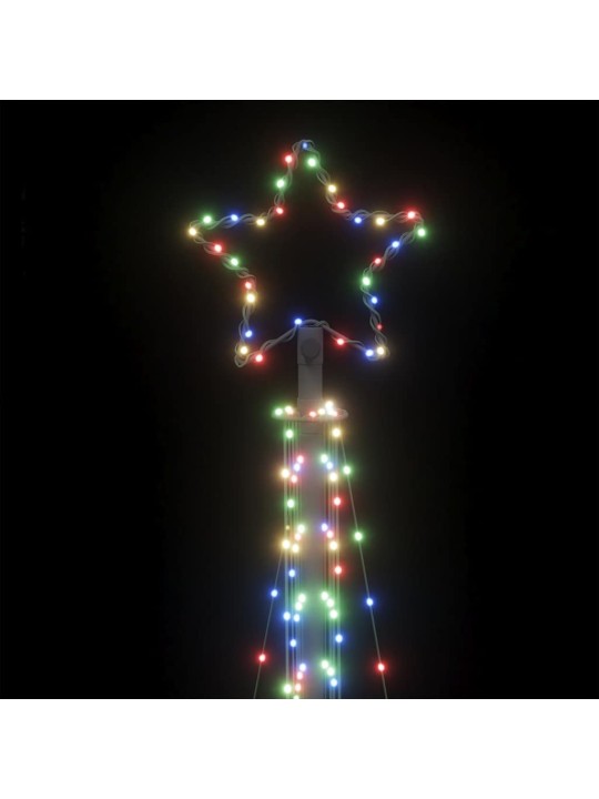 Led joulukuusi 495 värikästä led-valoa 300,5 cm