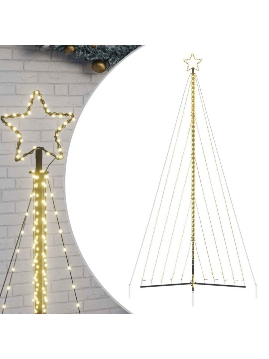 Led joulukuusi 570 lämpimän valkoista led-valoa 399 cm
