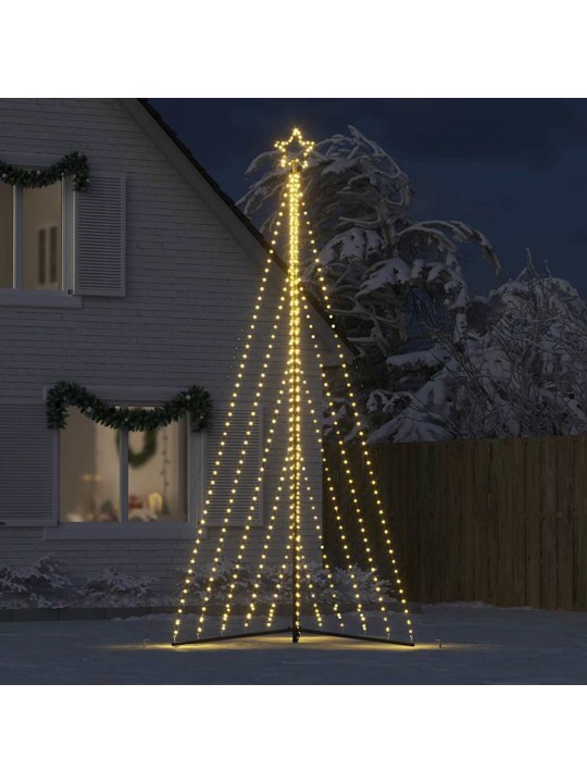 Led joulukuusi 570 lämpimän valkoista led-valoa 399 cm