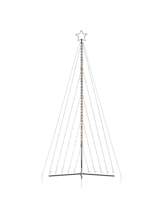 Led joulukuusi 570 värikästä led-valoa 399 cm
