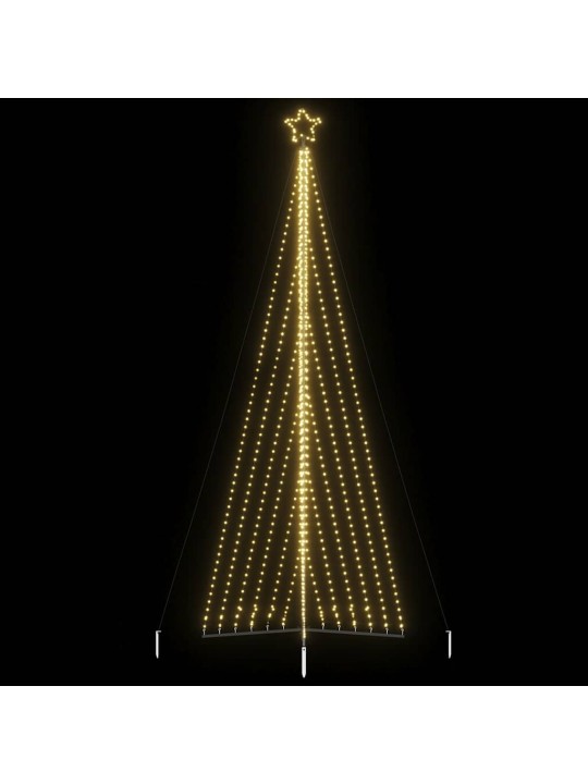 Led joulukuusi 789 lämpimän valkoista led-valoa 476 cm