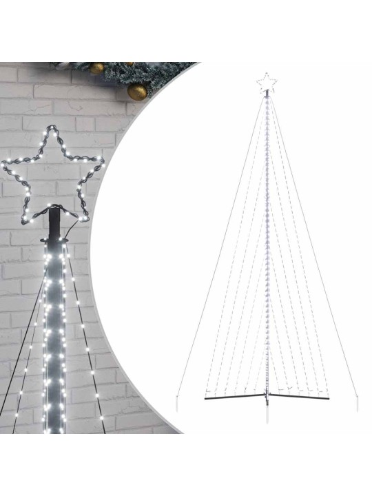 Led joulukuusi 789 kylmän valkoista led-valoa 476 cm
