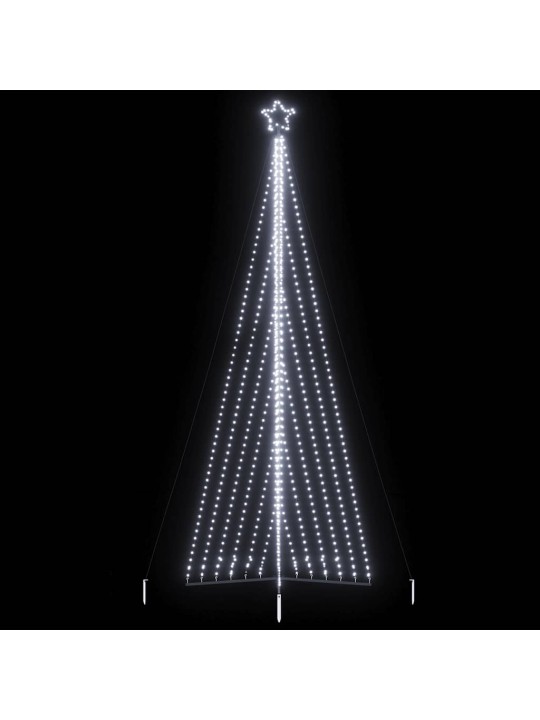Led joulukuusi 789 kylmän valkoista led-valoa 476 cm