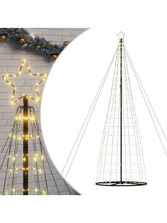 Led joulukuusi 1534 ledit lämmin valkoinen 503 cm