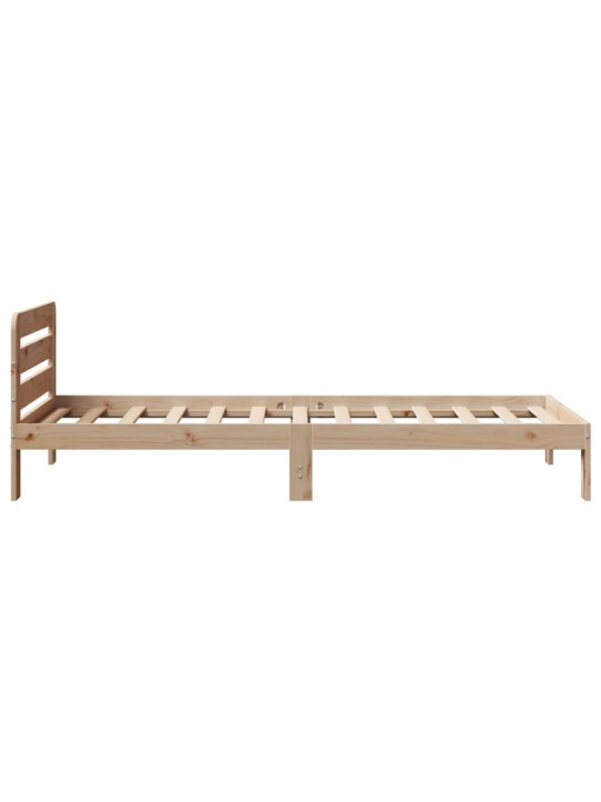 Sängynrunko ilman patjaa 75x190 cm täysi mänty
