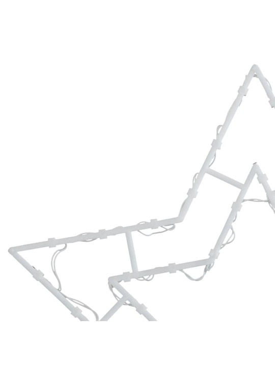 Jouluvalot star silhouette 2 kpl 50 lediä lämmin valkoinen