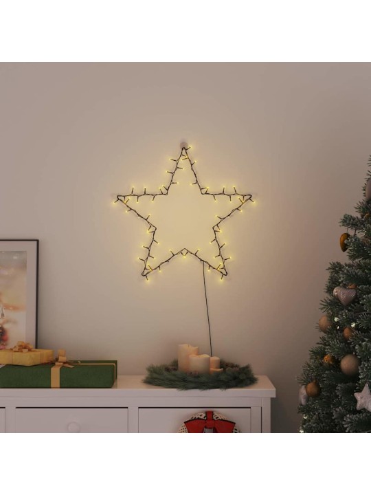 Jouluvalot star silhouette 80 leds lämmin valkoinen