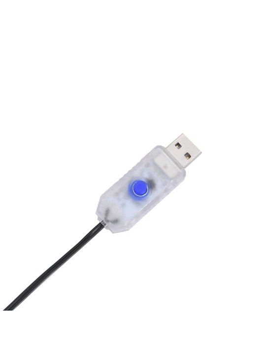 Jouluvalot star silhouette 80 leds lämmin valkoinen