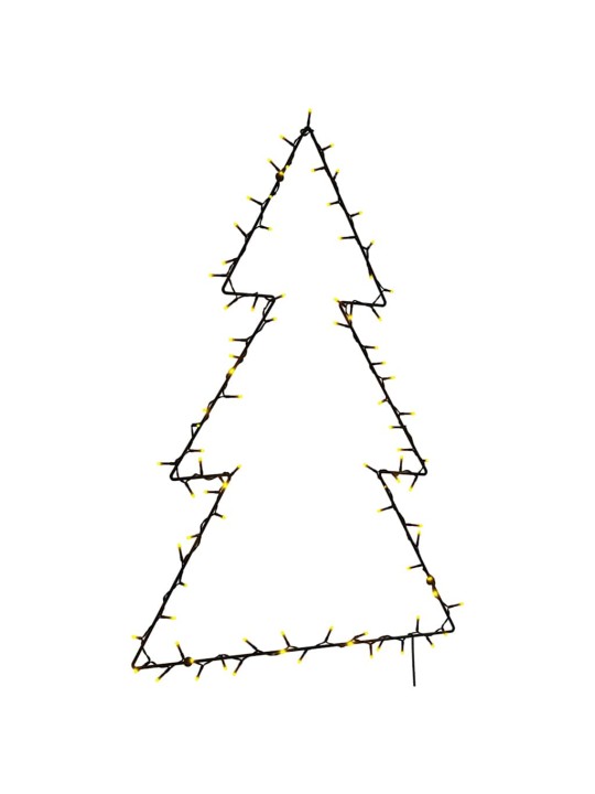Jouluvalot joulukuusi silhouette 115 leds lämmin valkoinen