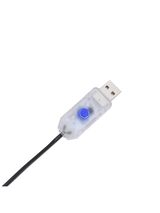 Jouluvalot shooting star silhouette 115 leds lämmin valkoinen