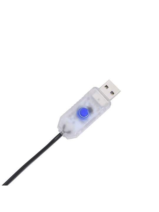 Jouluvalot tähdenlento siluetti 80 leds lämmin valkoinen