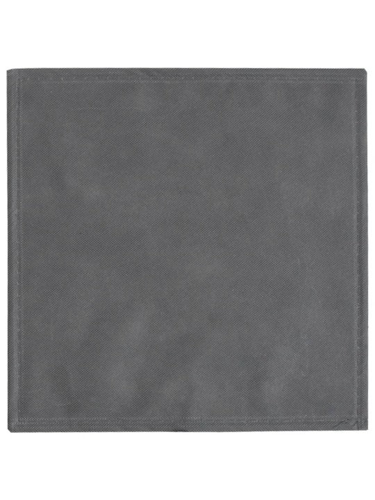 Taitettavat säilytyslaatikot 10 kpl harmaa 32x32x32 cm
