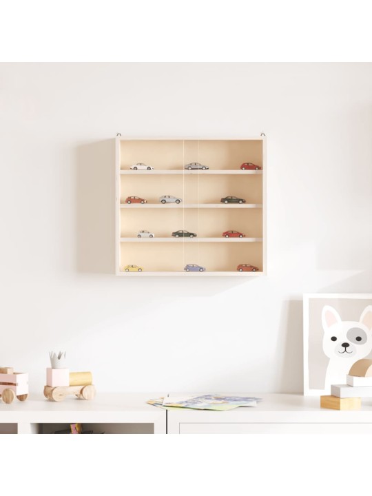 Puinen keräilijän näyttökotelo ovilla 40x8,5x37cm