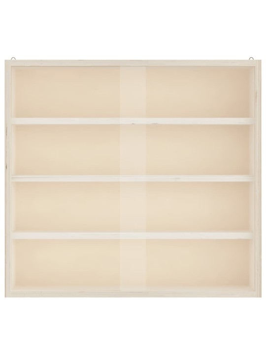 Puinen keräilijän näyttökotelo ovilla 40x8,5x37cm