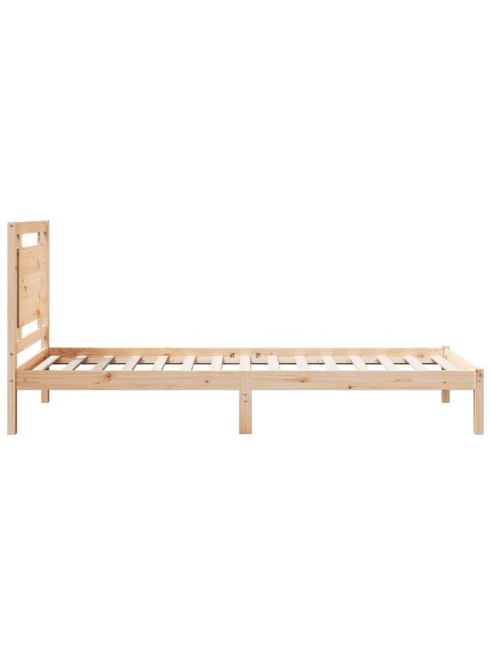 Sängynrunko erikoispitkä ilman patjaa 100x220 cm massiivipuu