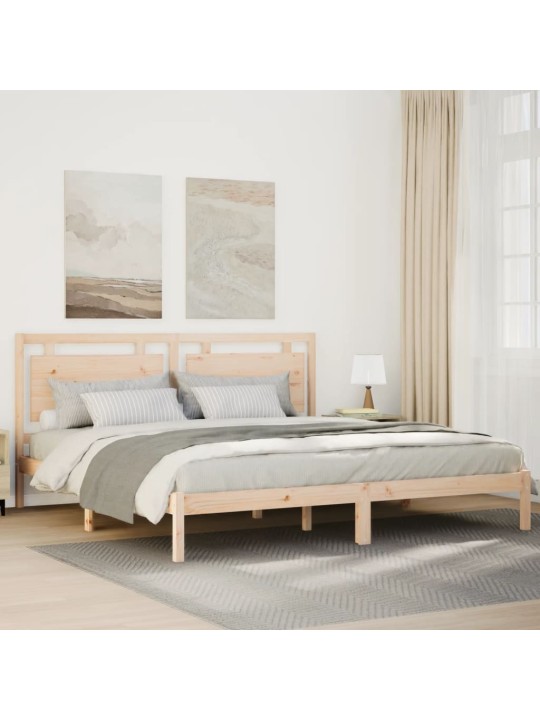 Sängynrunko erikoispitkä ilman patjaa 200x220 cm massiivipuu