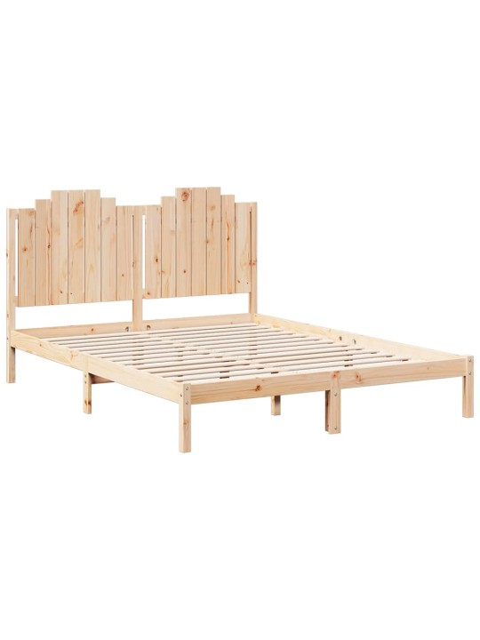 Sängynrunko erikoispitkä ilman patjaa 160x210 cm massiivipuu