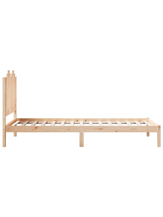 Sängynrunko erikoispitkä ilman patjaa 100x220 cm massiivipuu