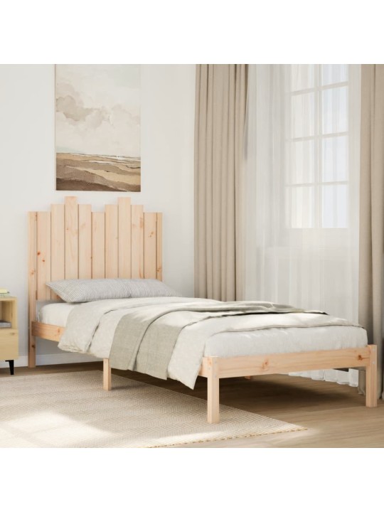 Sängynrunko erikoispitkä ilman patjaa 100x220 cm massiivipuu