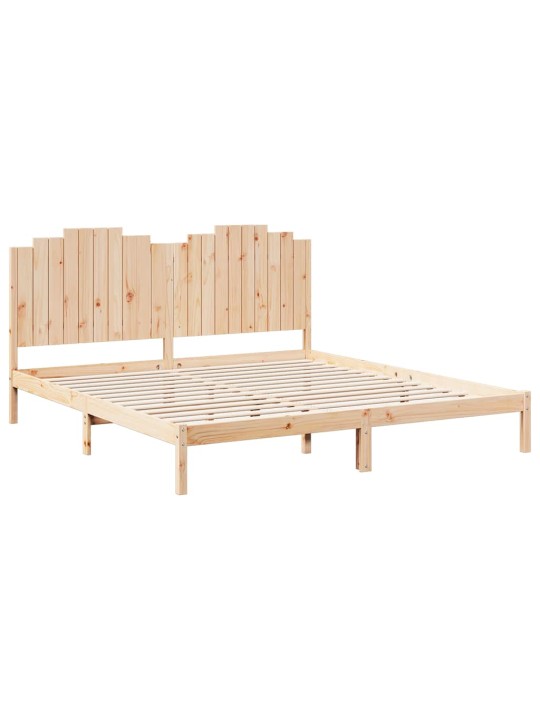 Sängynrunko erikoispitkä ilman patjaa 200x220 cm massiivipuu