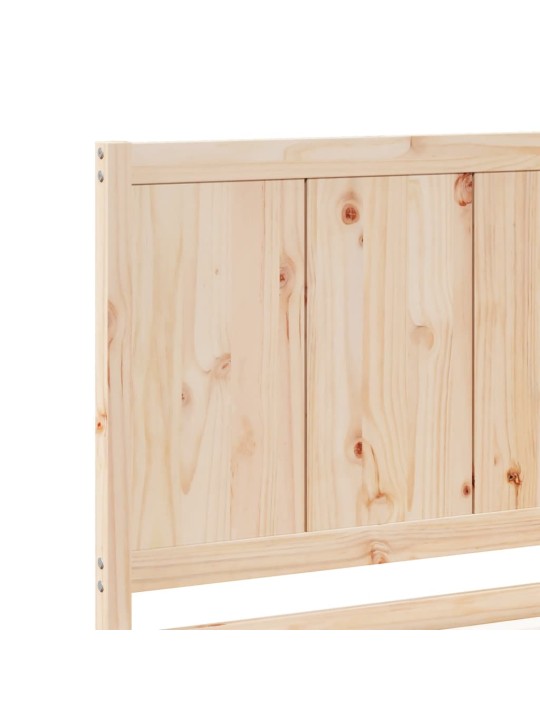 Sängynrunko erikoispitkä ilman patjaa 140x210 cm massiivipuu