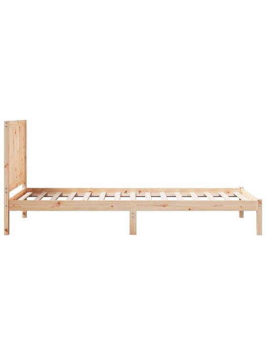 Sängynrunko erikoispitkä ilman patjaa 100x220 cm massiivipuu