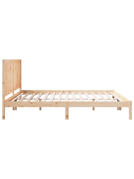 Sängynrunko erikoispitkä ilman patjaa 200x220 cm massiivipuu