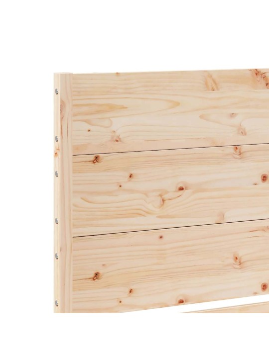 Sängynrunko erikoispitkä ilman patjaa 90x210 cm massiivipuu