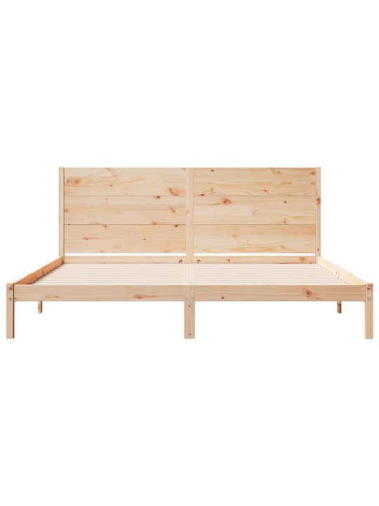 Sängynrunko erikoispitkä ilman patjaa 200x220 cm massiivipuu
