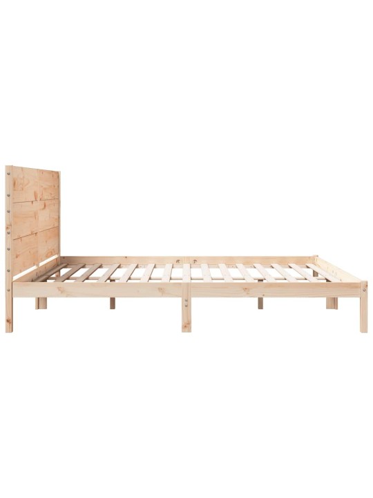 Sängynrunko erikoispitkä ilman patjaa 200x220 cm massiivipuu