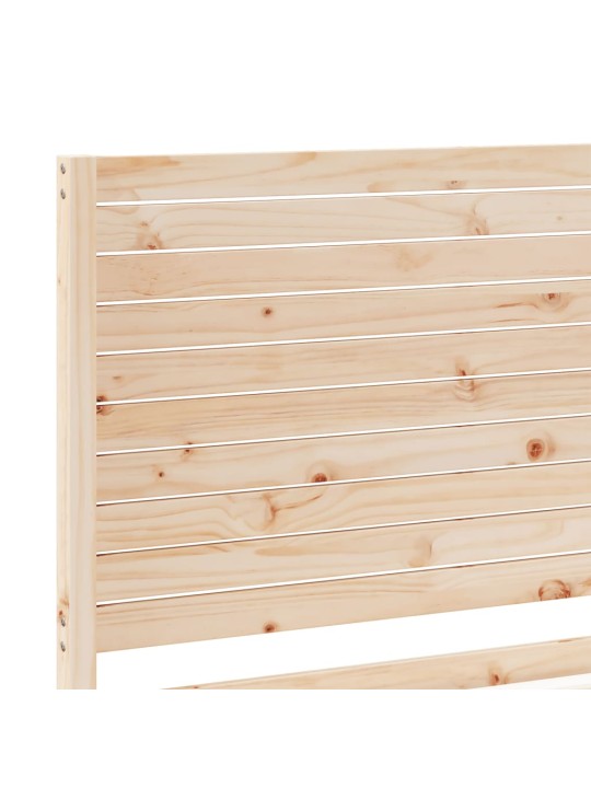 Sängynrunko erikoispitkä ilman patjaa 100x220 cm massiivipuu