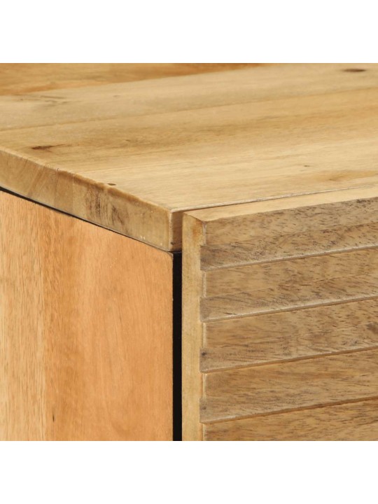 Senkit 2 kpl ruskea 60x33x75 cm massiivipuu mango