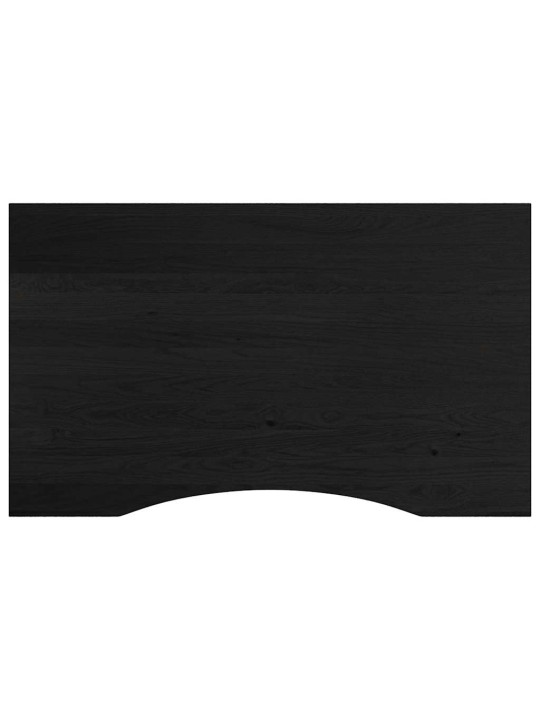 Työpöytä tummanruskea 100x60x81,5 cm massiivipuutammea