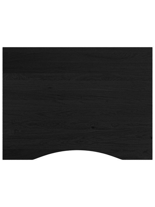 Työpöytä tummanruskea 80x60x(71,5-98) cm massiivipuutammea