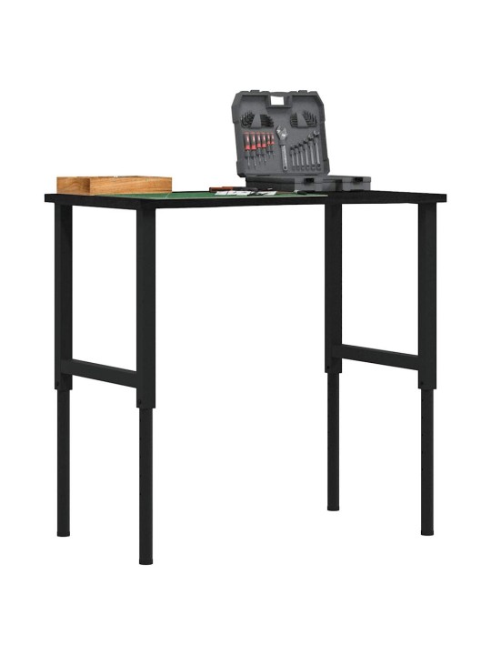 Työpenkki t.ruskea 100x60x(71,5-98) cm täysi tammi