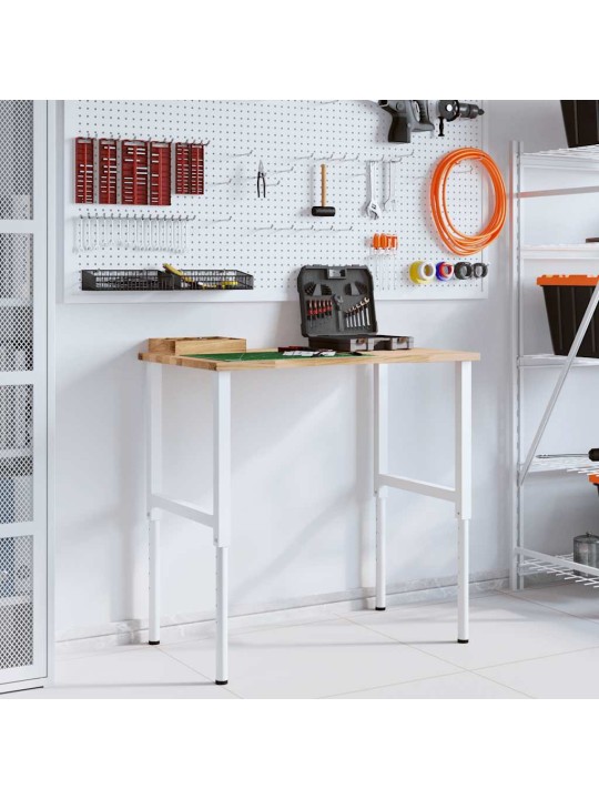 Työpenkki 100x60x(71,5-98) cm täysi tammi