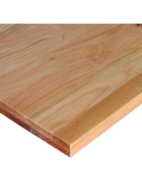 Työpöytä vaaleanruskea 80x60x(71,5-98) cm massiivipuutammea