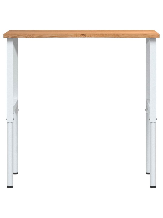 Työpenkki v.ruskea 100x60x(71,5-98) cm täysi tammi