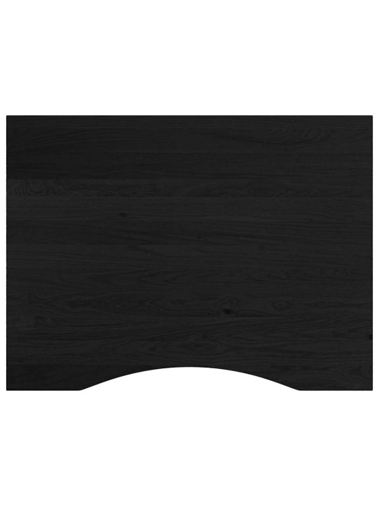 Työpöytä tummanruskea 80x60x(71,5-98) cm massiivipuutammea