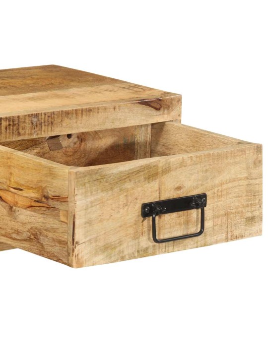 Seinä-tv-kaappi 80x30x19 cm massiivipuuta mango