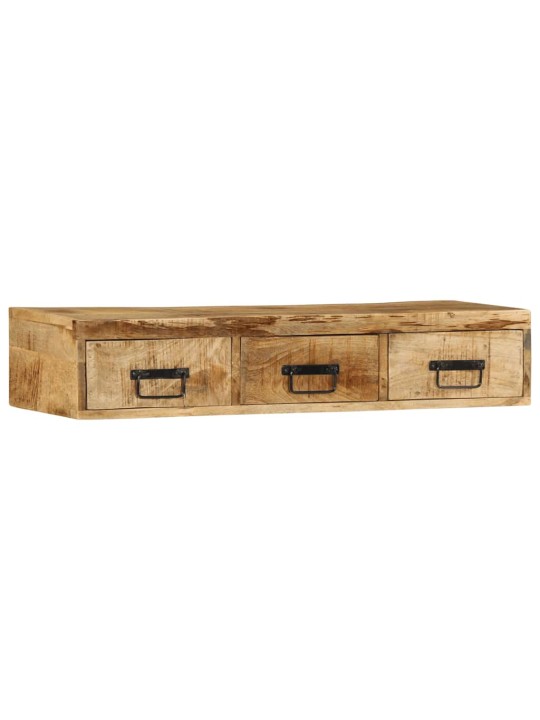 Seinä-tv-kaappi 100x30x19 cm massiivipuuta mango