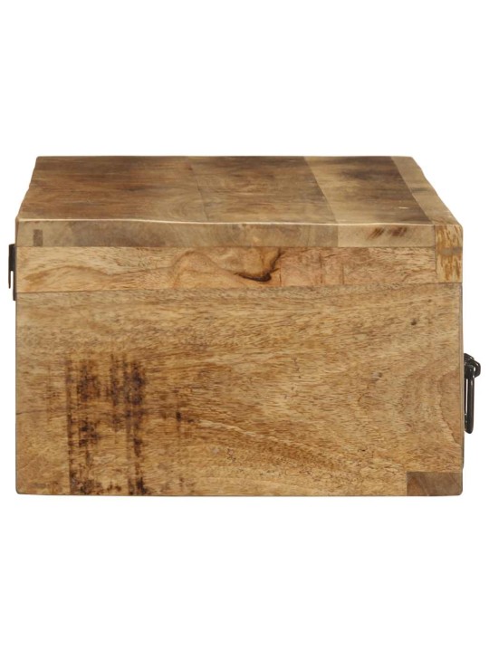 Seinä-tv-kaappi 100x30x19 cm massiivipuuta mango