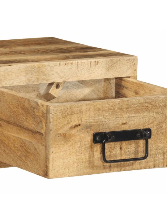 Seinä-tv-kaappi 100x30x19 cm massiivipuuta mango