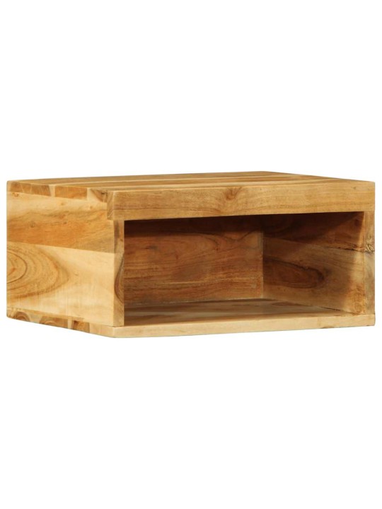 Seinä-tv-kaappi 40x30x19 cm massiivipuu akaasia