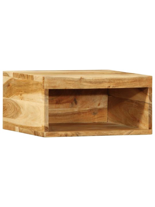 Seinä-tv-kaappi 40x30x19 cm massiivipuu akaasia