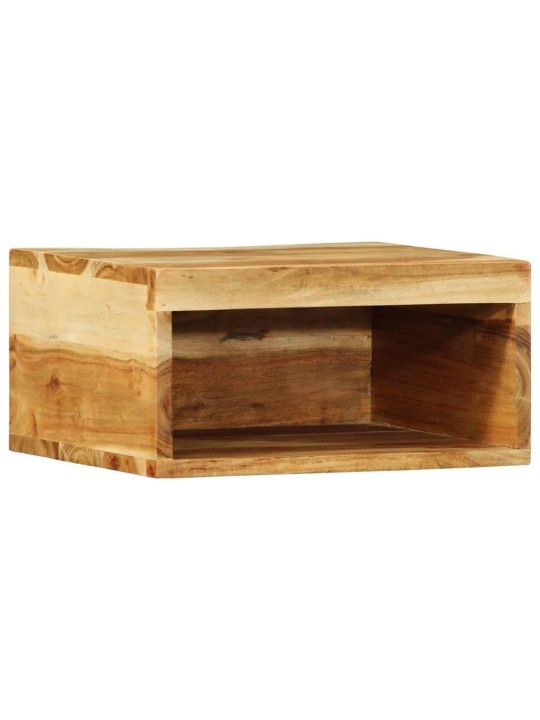 Seinä-tv-kaappi 40x30x19 cm massiivipuu akaasia